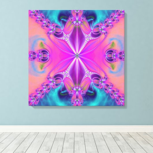 Fractal Art Canvas (Insitu (Houten vloer))