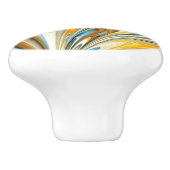 Fractal Art Ceramic Knob. Keramische Knop (Zijkant)