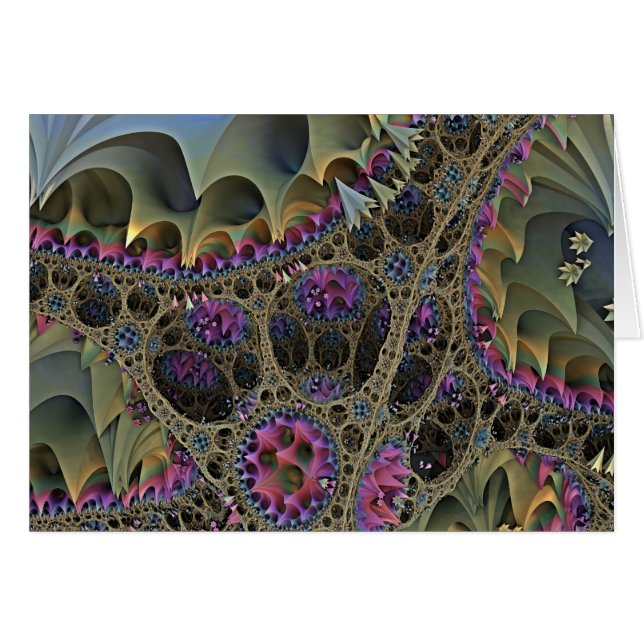 Fractal ART FLORAL WORLD (Voorkant Horizontaal)