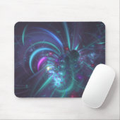 Fractal art mousepad muismat (Met muis)
