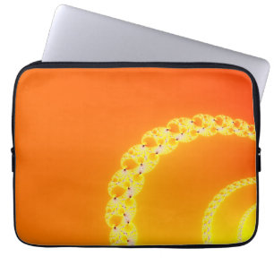 Fractal Art Sound Waves Laptop Sleeve