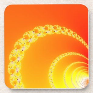 Fractal Art Sound Waves Onderzetter