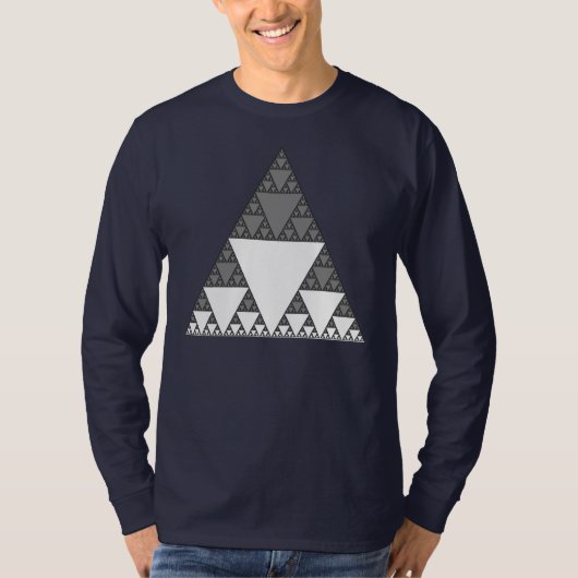 Fractal Art Wiskunde Nerd Tshirt (gratis toepassin (Voorkant)