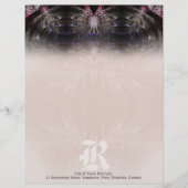 Fractal Artistry #004 Letterhead Briefhoofd Ontwerp (Voorkant)
