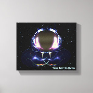 Fractal Astronaut Canvas Afdruk