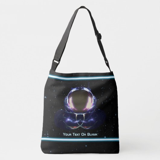 Fractal Astronaut Crossbody Tas (Achterkant)