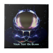 Fractal Astronaut Tegeltje (Voorkant)