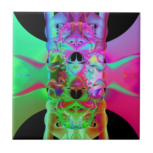 Fractal Beast Tegeltje (Voorkant)