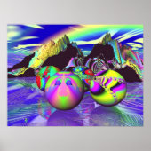 Fractal Billards Poster (Voorkant)