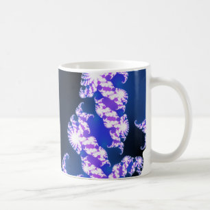 Fractal blue koffiemok