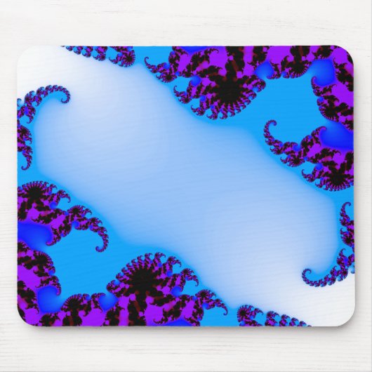 Fractal blue muismat (Voorkant)