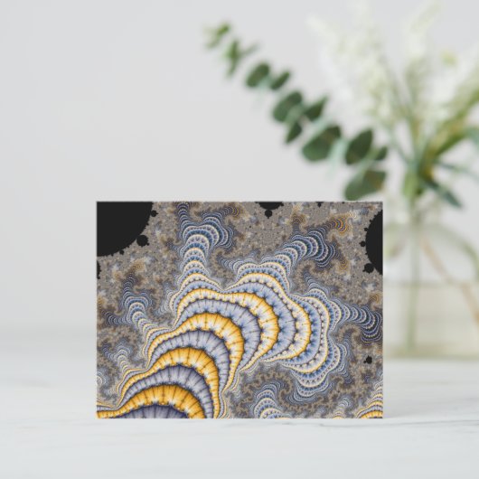 Fractal Borden - Fractal Briefkaart (Staand voorkant)