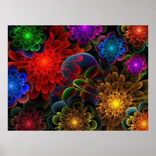 Fractal Bouquet Poster (Voorkant)