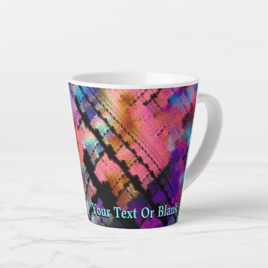 Fractal Brainstorm Latte Mok (Rechterhoek)