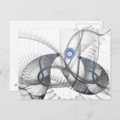 fractal briefkaart 1 (Voorkant / Achterkant)