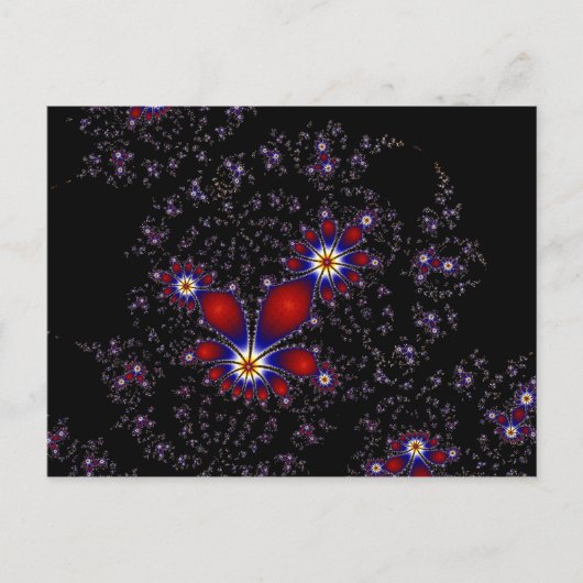 Fractal Burst Briefkaart (Voorkant)