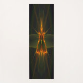 Fractal Butterfly op zwarte achtergrond Yogamat (Voorkant)