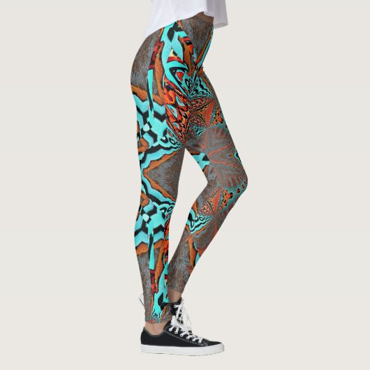 Fractal Butterfly Star of Future Leggings (Rechts)