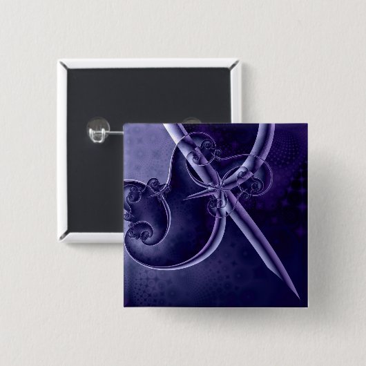 Fractal Button (Voorkant /achterkant)