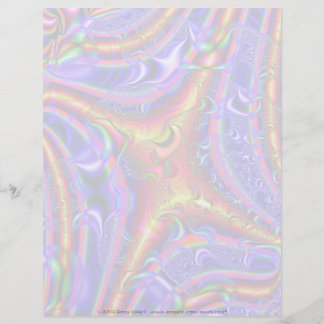 Fractal C~02 Custom Letterhead 02 - 8,5 inch x 11