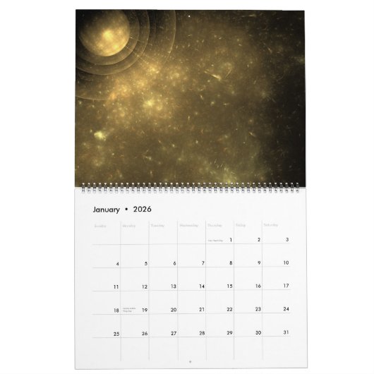 Fractal Calendar Kalender (Jan 2026)