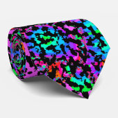 Fractal Camo Pattern Stropdas (Opgerold)