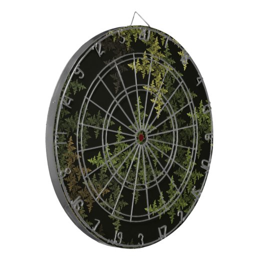 Fractal Camouflage Dartbord (Voorkant Links)