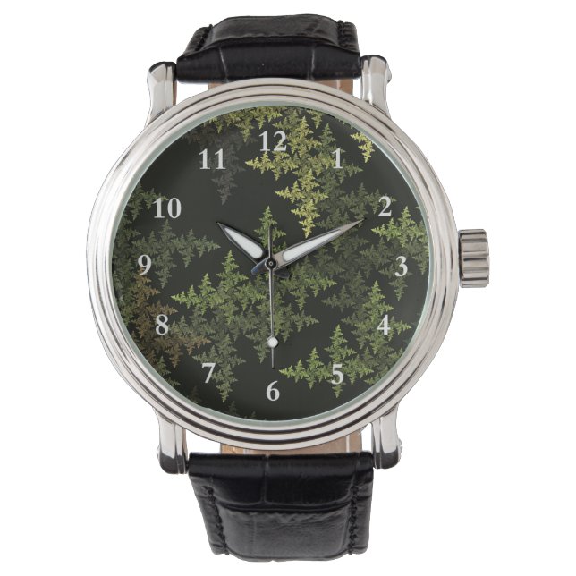 Fractal Camouflage Horloge (Voorkant)