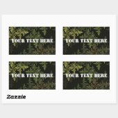 Fractal Camouflage Rechthoekige Sticker (Vel)