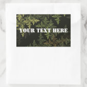 Fractal Camouflage Rechthoekige Sticker (Tas)