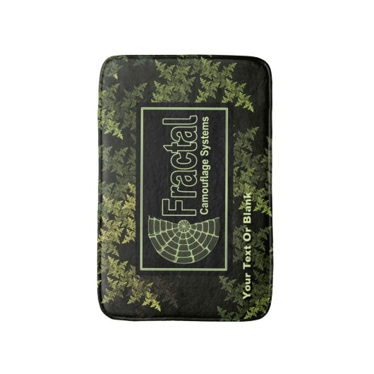 Fractal Camouflage Systems Logo Badmat (Voorkant Verticaal)