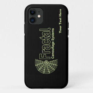 Fractal Camouflage Systems Logo iPhone 11 Hoesje