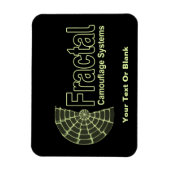 Fractal Camouflage Systems Logo Magneet (Verticaal)