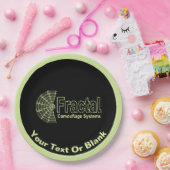 Fractal Camouflage Systems Logo Papieren Bordje (Feest)