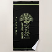 Fractal Camouflage Systems Logo Strandlaken (Voorkant)