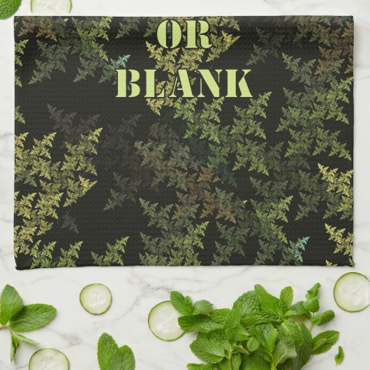 Fractal Camouflage Theedoek (Gevouwen)