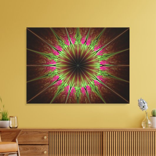 Fractal Canvas Afdruk (Insitu (Woonkamer))