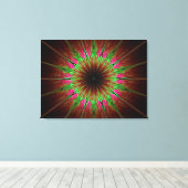 Fractal Canvas Afdruk (Insitu (Houten vloer))