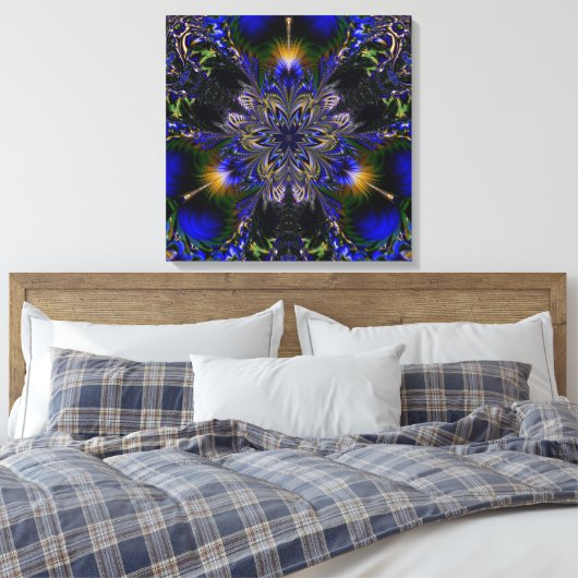 Fractal Canvas Afdruk (Insitu (Slaapkamer))