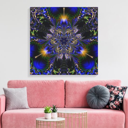Fractal Canvas Afdruk (Insitu (Woonkamer))