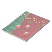 Fractal Celebration kerstblocnote Notitieblok (Gedraaid)