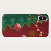 Fractal Celebration Kerstmis iPhone Case-Mate Case (Achterkant (horizontaal))