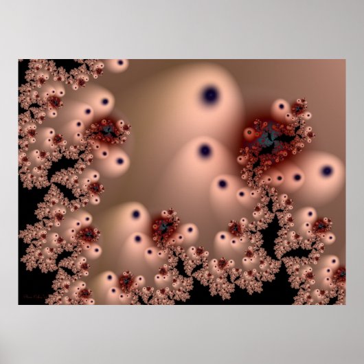 Fractal Chantilly Splendor Poster (Voorkant)