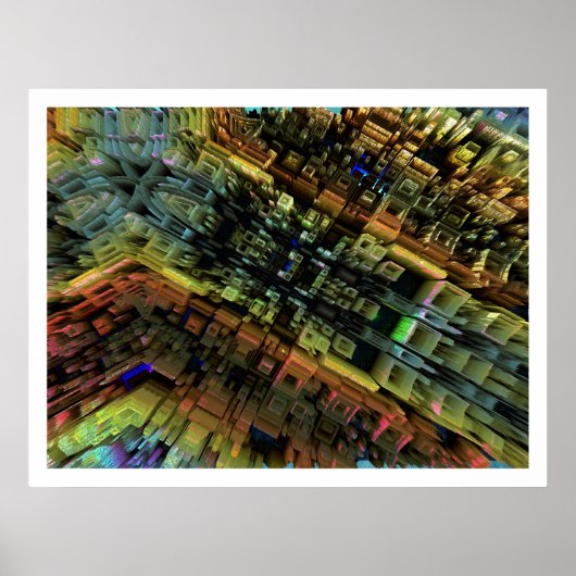 Fractal City Poster (Voorkant)