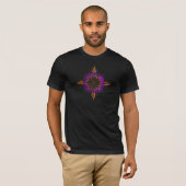 Fractal Compass T-shirt (Voorkant volledig)