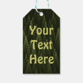 Fractal Conifer Forest Cadeaulabel (Achterkant)