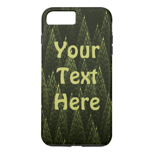 Fractal Conifer Forest Case-Mate iPhone Case (Achterkant)