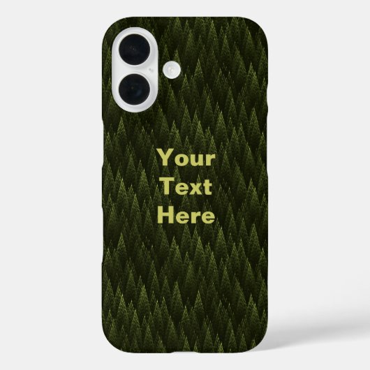 Fractal Conifer Forest Case-Mate iPhone Case (Achterkant)