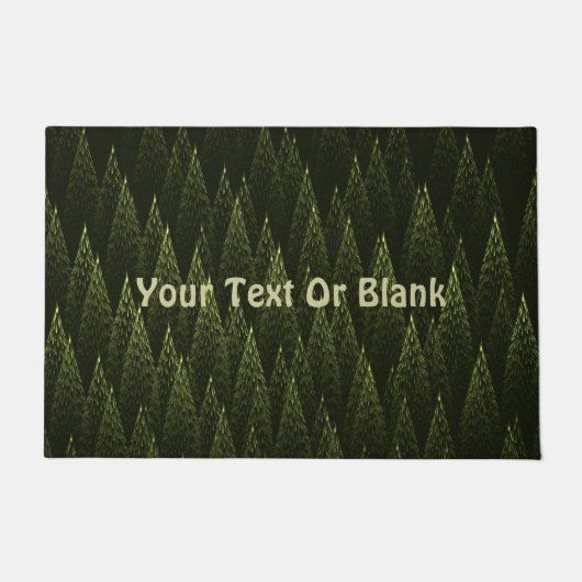 Fractal Conifer Forest Deurmat (Voorkant)