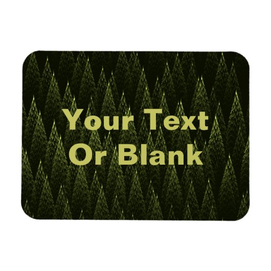 Fractal Conifer Forest Magneet (Horizontaal)